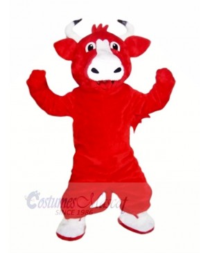 Happy Red Bull Mascot Costumes Cheap	