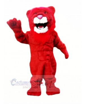 Power Red Lion Mascot Costumes Cartoon