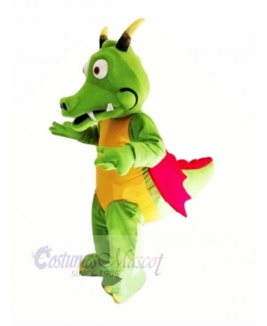 Lightweight Green Dragon Mascot Costumes Cartoon