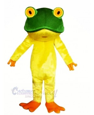 Lightweight Yellow Frog Mascot Costumes Cheap