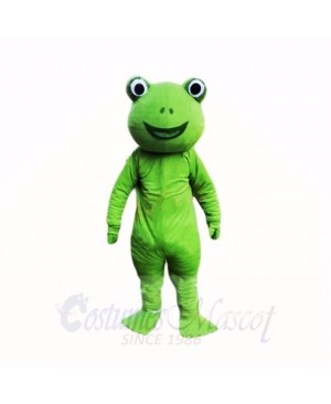 Green Frog Mascot Costumes Cartoon