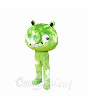 Green Pig Mascot Costumes Cartoon