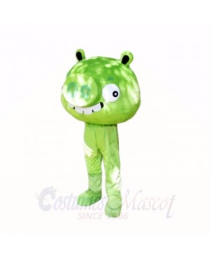 Green Pig Mascot Costumes Cartoon