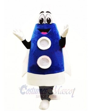 Blue Rocket Mascot Costume  