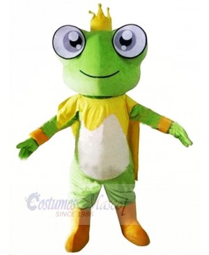 King Frog Mascot Costumes Cartoon
