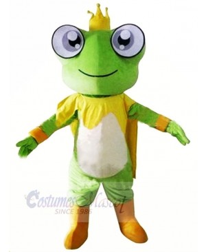 King Frog Mascot Costumes Cartoon