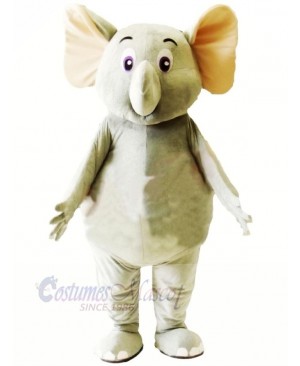 Little Cute Grey Elephant Mascot Costumes Cartoon	