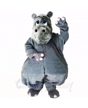 Grey Lightweight Hippo Mascot Costumes Cartoon