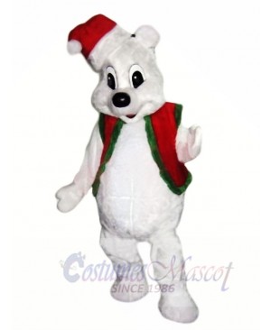 Christmas White Bear Mascot Costumes