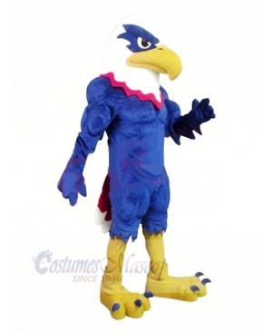 Power Blue Eagle Mascot Costumes Cartoon