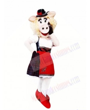 Fashionable Pig Mascot Costumes 