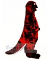 Red and Black Sally Salamander Mascot Costume	