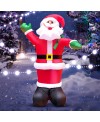 Christmas Inflatable Santa Claus with Gift Sack Outdoor Indoor Holiday Decoration Yard Lawn Home Outside Art Decor