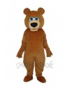 Brown Bear Adult Mascot Funny Costume