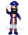 New Redbeard Pirate in Blue Mascot Costume