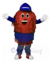 Blue & Red Car Wash Cleaning Brush Mascot Costumes