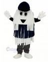 Blue & White Car Wash Cleaning Brush Mascot Costume
