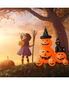 6ft Inflatable Witch Pumpkins with Black Cat with LED lights Halloween Holiday Decoration Outdoor Yard Lawn Art Decor