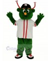 Astros Aliens with White T-shirt Mascot Costume