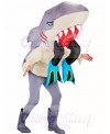 Ate by Shark Inflatable Halloween Blow Up Costumes for Adults