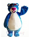 Cartoon Character Blue Bear Mascot Costume