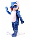 Blue Wildcat Power Cat Mascot Costume