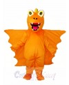 Orange Long Thorn Dragon Mascot Adult Costume