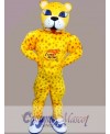 Yellow Panther Leopard Mascot Costume