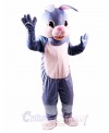 Blue Easter Bunny Mascot Costume