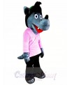 Cartoon Wolf Mascot Costume