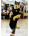 High Quality Police Wolf Mascot Costume