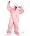 Love Pink Gorilla Monkey Mascot Costume