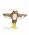 Grey Owl with Big Eyes Mascot Costumes Animal