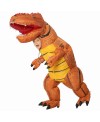 Brown T-Rex Dinosaur Inflatable Costume Air Blow up Party Suit for Adult/Kid