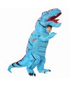 Blue T-Rex Dinosaur Inflatable Costume Air Blow up Party Suit for Adult/Kid