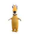 Funny Yellow Dog Inflatable Costume Halloween Christmas Costume for Adult