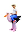 Ostrich Carry me Ride on Inflatable Costume Halloween Christmas Costume for Adult