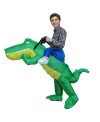 Crocodile Alligator Carry me Ride on Inflatable Costume Halloween Christmas for Adult/Kid