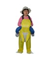 T-Rex Dinosaur Carry me Ride On Inflatable Costume Halloween Christmas For Child 