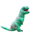 Green Tyrannosaurus T-Rex Dinosaur Inflatable Costume Halloween Xmas for Adult/Kid