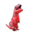 Red Tyrannosaurus T-Rex Dinosaur Inflatable Costume Halloween Xmas for Adult/Kid