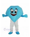 Blue Diamond Mascot Costume Cartoon	