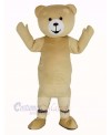 Creamy White Teddy Bear Mascot Costume