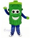 Green Garbage Trash Can Mascot Costume
