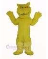 Slimy Yellow Monster Mascot Costume