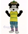 Golfing Gopher with Yellow T-Shirt Mascot Costume