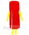 Funny Rolled Red Carpet Mascot Costume Cartoon