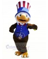 Blue Vest American Olympics Eagle Mascot Costumes Animal