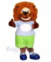 Blue clothes Lion Mascot Costumes Animal