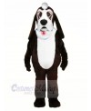 Basset Dog with White Scarf Mascot Costumes Animal